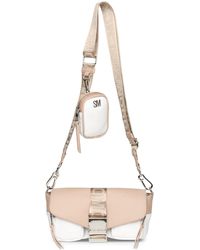 Steve Madden Bmove Crossbody Bag And Removable Pouch - Natural