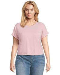 Splendid - Skye Short Sleeve T-Shirts T Shirt Xs 0-2) Cotton/Polyester - Lyst