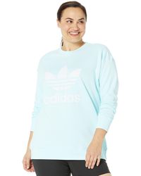 Adidas Trefoil Sweatshirts for Women - Up to 65% off | Lyst