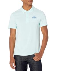 Lacoste Oversized Croc Polo Shirt in Green for Men | Lyst