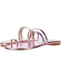 stuart weitzman kelli suede knot slide sandals