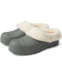 HUNTER Play Sherpa Insulated Clog in Brown | Lyst