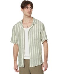 Madewell - Linen Easy Short-sleeve Shirt In Print - Lyst