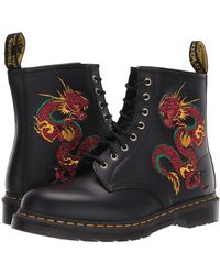 floral embroidered doc martens