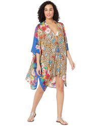 Johnny Was May Flower Short Kimono Cover-up - Multicolor