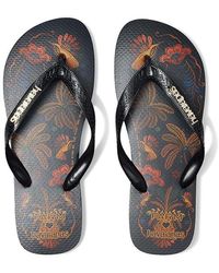 Havaianas - Farm Classic Nature Sandals Wedge Shoes, Rubber - Lyst