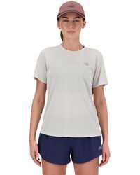 New Balance - Athletics T-shirt Heather - Lyst