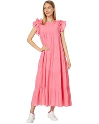 English Factory - Tiered Ruffle Maxi Dress - Lyst