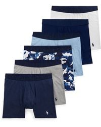 Polo Ralph Lauren - Classic Stretch Cotton 5-pack With Cooling Modal Bonus Boxer Brief - Lyst