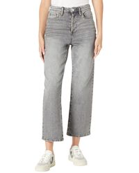 Blank NYC - Baxter Rib Cage Straight Leg Five-pocket Jeans In Race You - Lyst