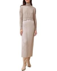 AllSaints - Vittoria Dress Dress, Elastane/Polyester/Wool - Lyst