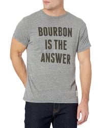 The Original Retro Brand - Bourbon Is The Answer Tri-blend Short Sleeve Tee - Lyst