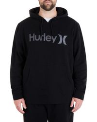 hurley hoodie black