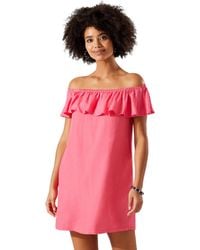 Tommy Bahama - Linen Dye Off-the-shoulder Dress Cover-up - Lyst