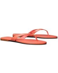 Tory Burch - Classic Flip Flop Sandals, Leather - Lyst