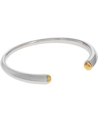 Kate Spade - Sculpted Spade Cuff Bracelet/ Brass/Cubic Zirconia/Precious - Lyst