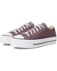 Converse - Chuck Taylor All Star Low-Top Lift Platform Sneaker Cold Weather Boots Trail Mixed/Natural Ivory/ Canvas - Lyst