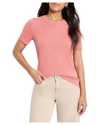 NIC+ZOE - Easy Scoop Neck Pure Cotton Sweater T-Shirts Sweater Lg (Us 12-14) Cotton/Nylon - Lyst