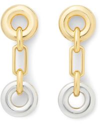Kate Spade - Interlock Linear Earrings Earring, Cubic Zirconia - Lyst