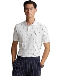 Polo Ralph Lauren - Classic Fit Printed Soft Cotton Polo Shirt - Lyst