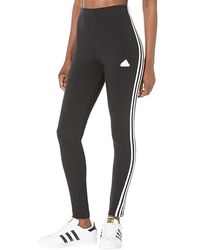 adidas - Future Icon 3-Stripes Leggings Casual Pants, Cotton/Elastane - Lyst