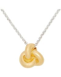 Kate Spade - Cubic Zirconia Double Knot Pendant Necklace - Lyst