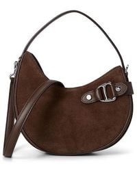 Ralph Lauren - Suede Small Tasha Crossbody Bag Cross Body Handbags, Leather - Lyst