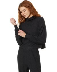 Madewell - Brushed Jersey Funnelneck Sweater - Lyst