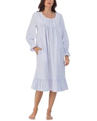 Eileen West - Cotton Flannel Long Sleeve Waltz Gown - Lyst