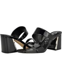 Calvin Klein - Hestia Sandals, Synthetic - Lyst