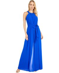 vince camuto cutaway chiffon jumpsuit