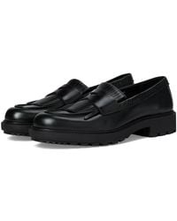 Ecco - Metropole Oslo Loafer Flat Shoes, Leather/Textile - Lyst