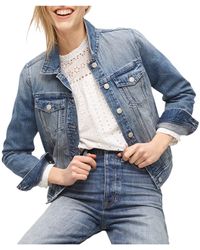 j crew cropped denim jacket