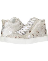 j slides high top sneakers