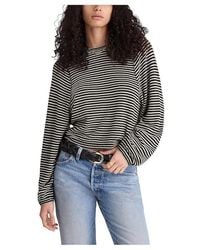 Madewell - Barbet Long Sleeve T-Shirts Ric Rac Snit Clothing 2Xl 18) Cotton - Lyst