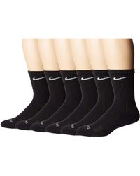 Nike Everyday Plus Cushion Crew Socks 6-pair Pack - Black