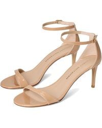 Stuart Weitzman - Nudist Ii Sandal 75 Sandals, Leather - Lyst