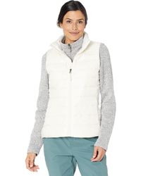 north face white gilet womens
