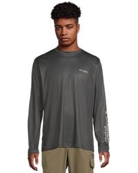 Columbia - Terminal Tackle Pfg High Side Long Sleeve Clothing Shark/Pfg High Side Bass, Polyester - Lyst