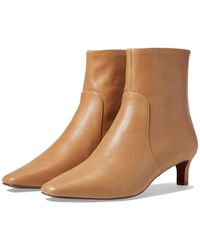 Madewell - The Dimes Kitten-heel Boot In Leather - Lyst
