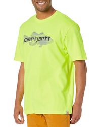 Carhartt - Loose Fit Heavyweight Short Sleeve Fish Graphic T-shirt - Lyst