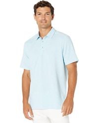 Tommy Bahama Mens Polo Shirts Riviera Indigo Polo Short Sleeve 