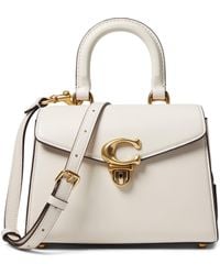 COACH - Luxe Refined Calf Leather Sammy Top-handle 21 - Lyst
