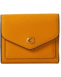 COACH Leather Wyn Small Wallet In Colorblock | Lyst