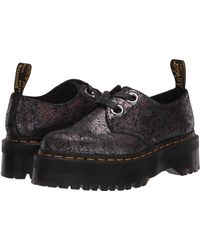 dr martens holly ribbon flatform shoes
