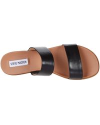 Steve Madden Sandals in Black - Lyst