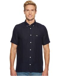 lacoste short sleeve shirts