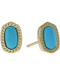 Kendra Scott - Mini Ellie Stud Earrings ( Magnesite) Earring - Lyst