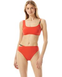 michael kors red bikini