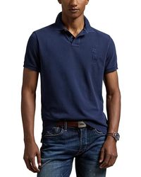 Polo Ralph Lauren - Custom Slim Fit Big Pony Mesh Polo Shirt Clothing, Cotton/Mesh - Lyst